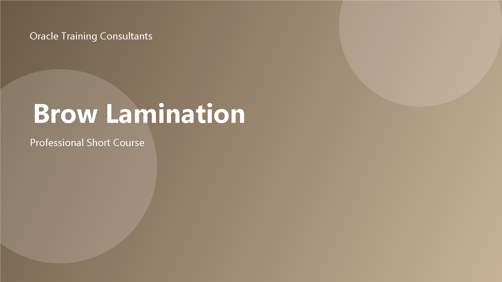Brow Lamination