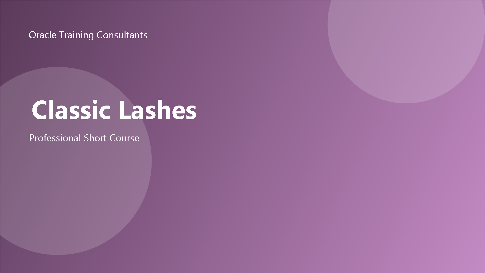 Classic Lashes